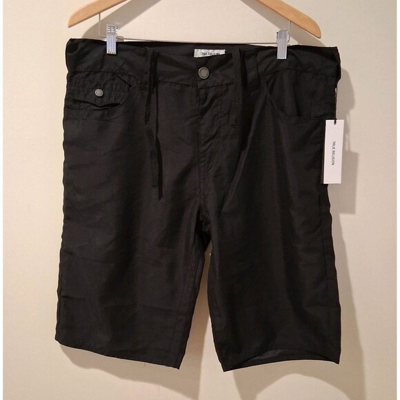 NWT True Religion Shorts Mens 34" x 11" Board Cargo Swim Trunks Surf Beachwear - Picture 1 of 9